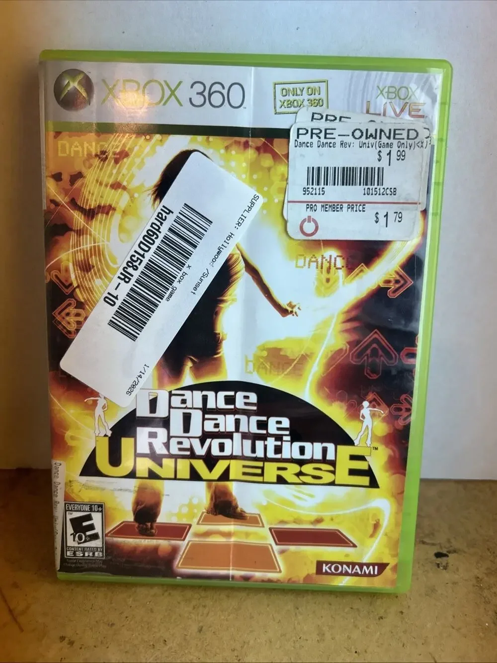 DDR Universe Xbox 360 Dance Dance Revolution Game